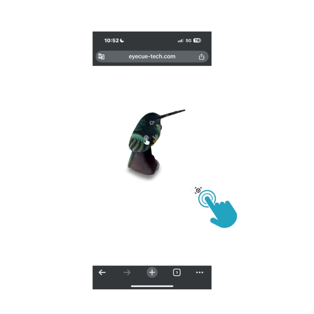 click sobre el boton de realidad aumentada